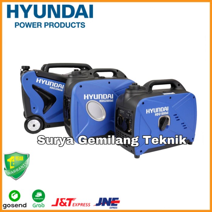 Genset Silent Hdg 2880Di Genset Inverter Hyundai Hdg 2880 Di