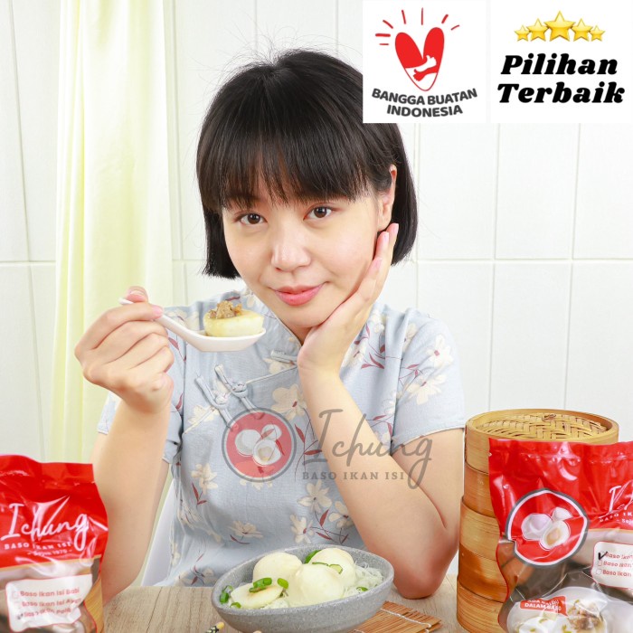 

BASO IKAN ISI BABI (Baso Hiewan/Fuzhou) - 5 butir / pack