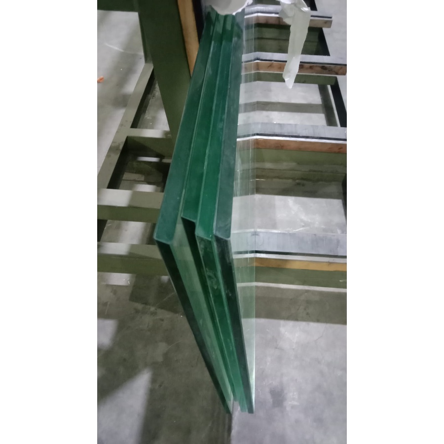 kaca tempered 10mm polos