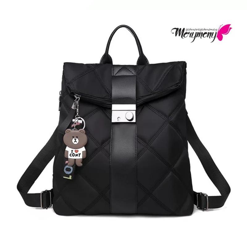 Jim*Honey Fanda Backpack Tas Ransel Style Klasik Mormon Nadine - Tas Ransel Backpack Fashion Wanita 