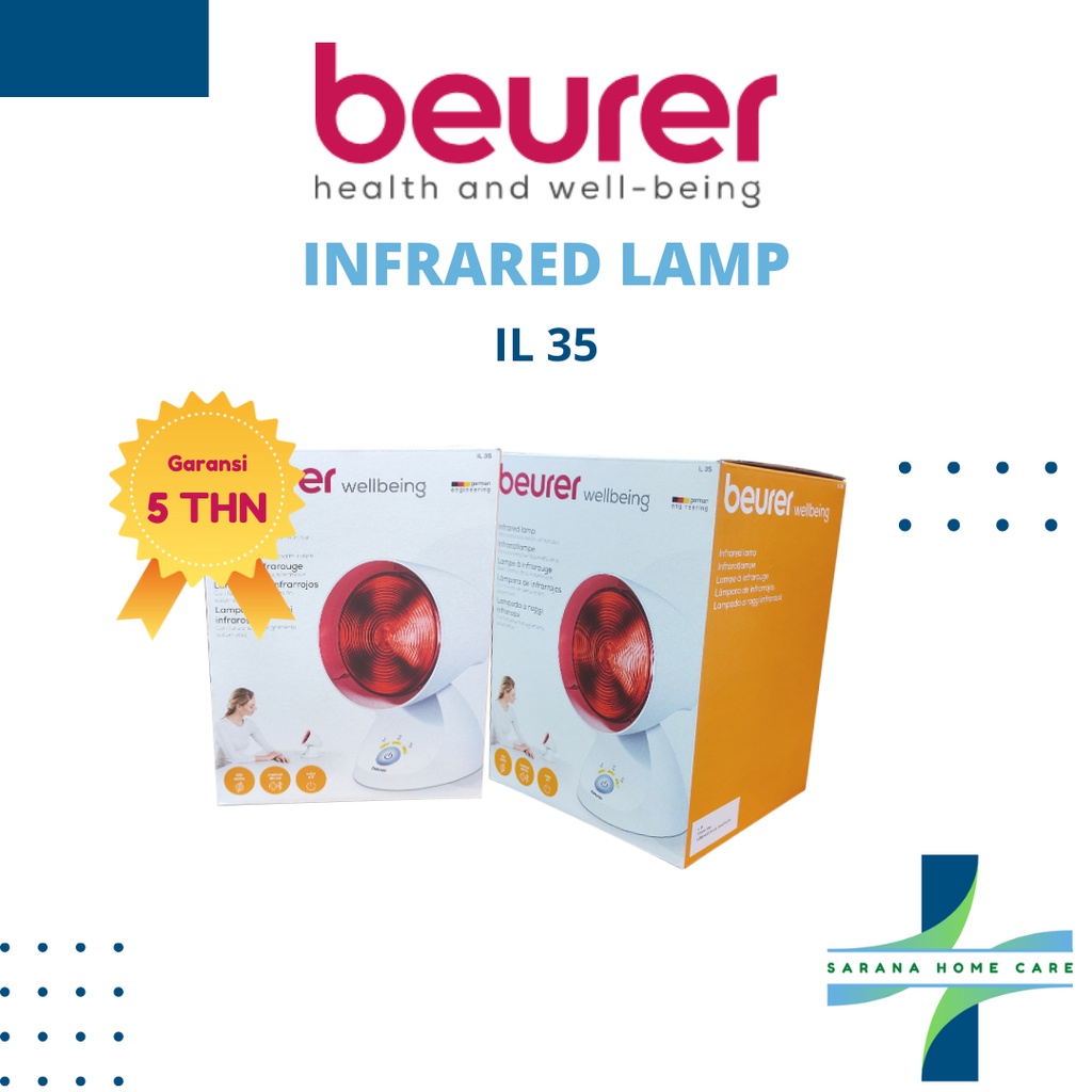 BEURER Infrared Lamp IL 35/alat terapi infrared/lampu infrared portable/heating therapy lamp