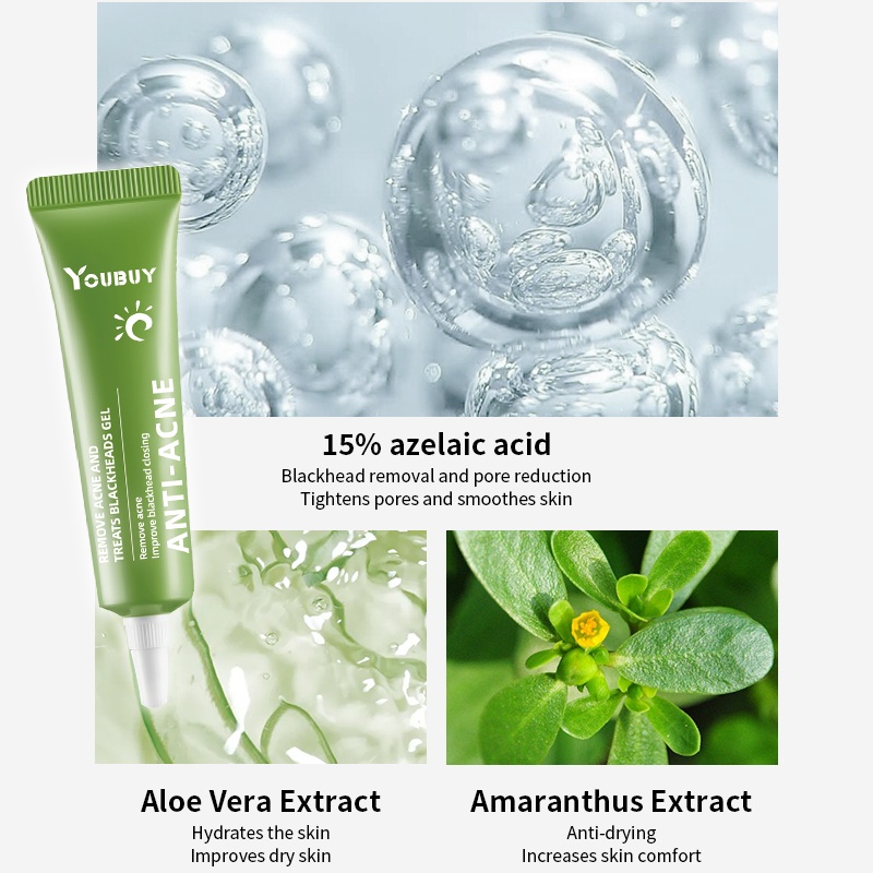 YOUBUY Acne Cream Day&amp;Night  Acne Spot Cream 10gr - Acne Spot Treatment Gel Perawatan Jerawat untuk Menyembuhkan dan Mengempeskan Jerawat