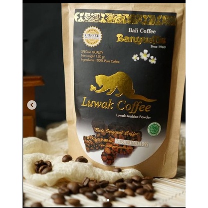 KOPI LUWAK BANYUATIS 100gr &amp; 150gr ASLI BALI