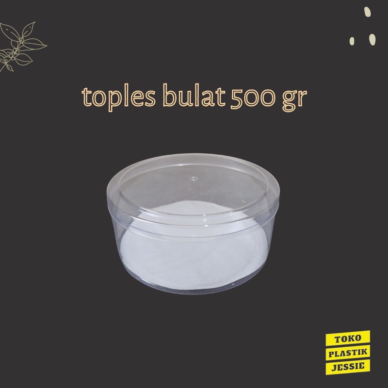 toples bulat kue kering 500 gr - KCS