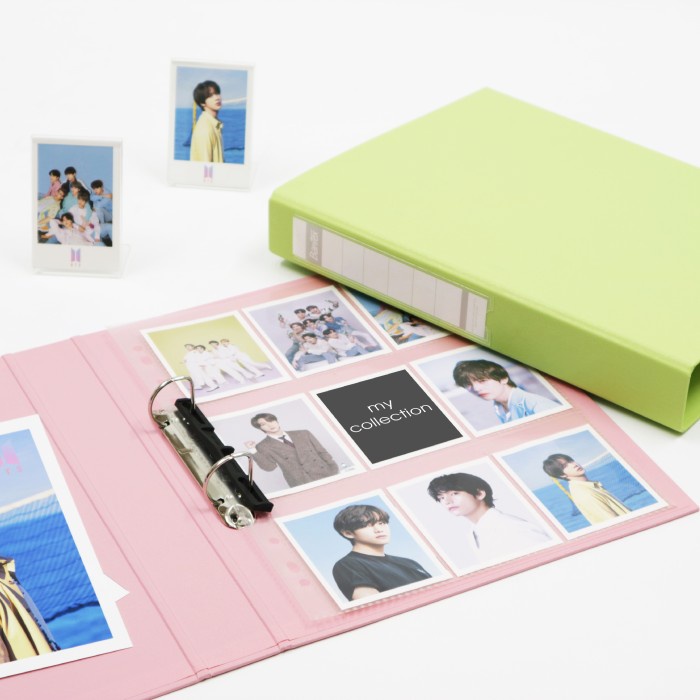 

✨NEW✨ - Bantex Photocard Album A4 2 Ring Binder Sleeve Pocket Green 8222P72
