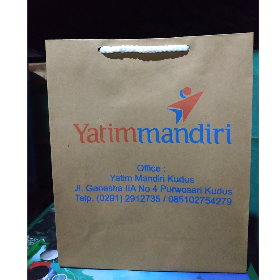 

Paperbag kraft coklat costum 3