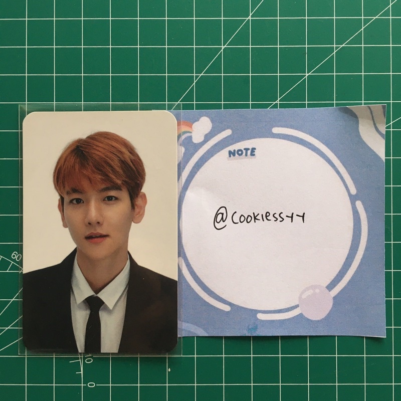 wts photocard pc tihol ticket holder baekhyun elyxion exo
