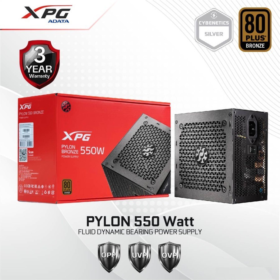 PSU ADATA XPG Pylon 550W 80+ BRONZE | Power Supply 550 Watt