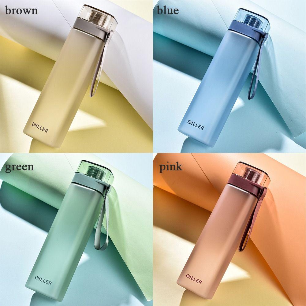 Populer Botol Air Minum BPA Free Portable Transparan Gym Bottle