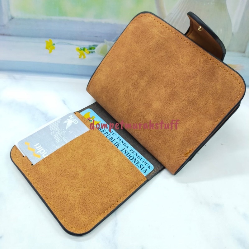 COD DOMPET WANITA KECIL/MINI KANCING RESLETING