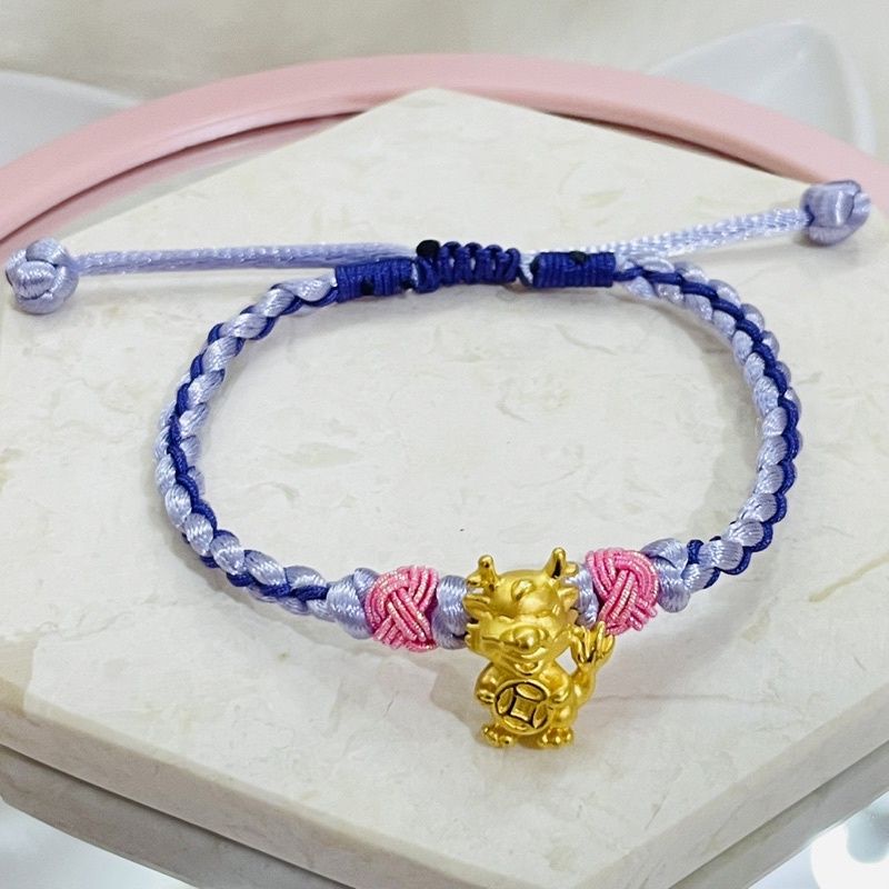 CHARM 24K CHARM HK 24K GELANG TALI EMAS MURNI 999,9 GELANG CHARM GELANG