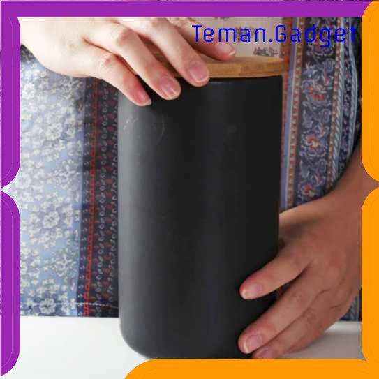 TG - DPR KAKOMILA Toples Keramik Tempat Biji Kopi Bumbu Dapur - CF-047