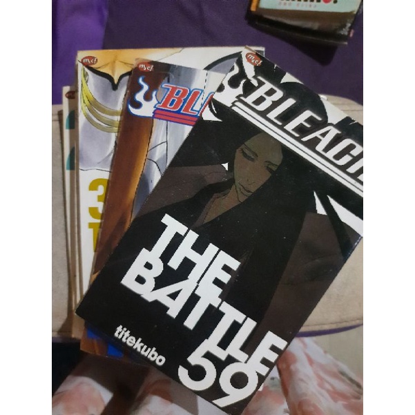 PAKET 3 PCS/6 PCS komik action comedy preloved bleach 07 ghost sket dance samurai drive fairy tail b