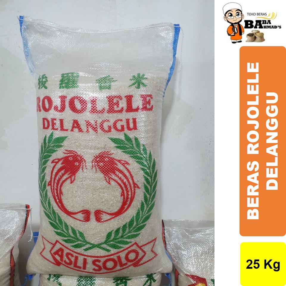 

Beras ROJOLELE DELANGGU Asli Solo - 25KG