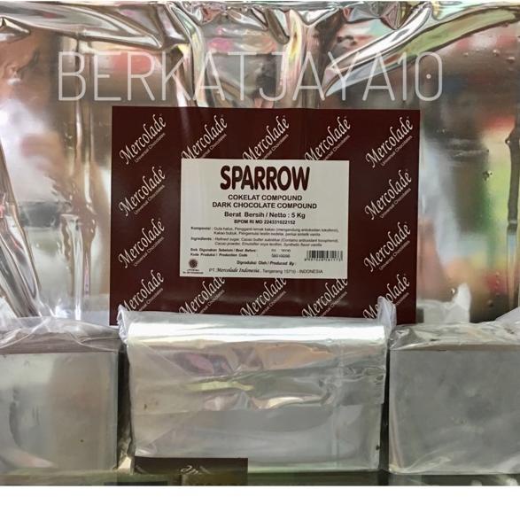 

STAR BRANDS REPACK 500 Gram Mercolade SPARROW Dark Halal Coklat Batangan murah