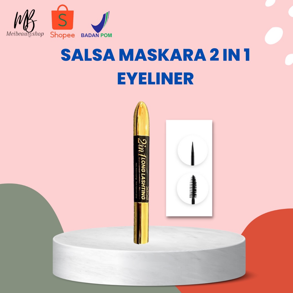 SALSA Mascara 2in1 Hyperlash - Maskara 2 in 1 Eyeliner | Blessingmask