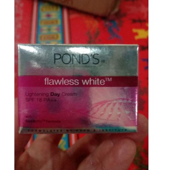 (Seri[P28N]♥) PONDS pond's Flawless White day Cream 10grPINK KECIL KRIM pasti dikirim