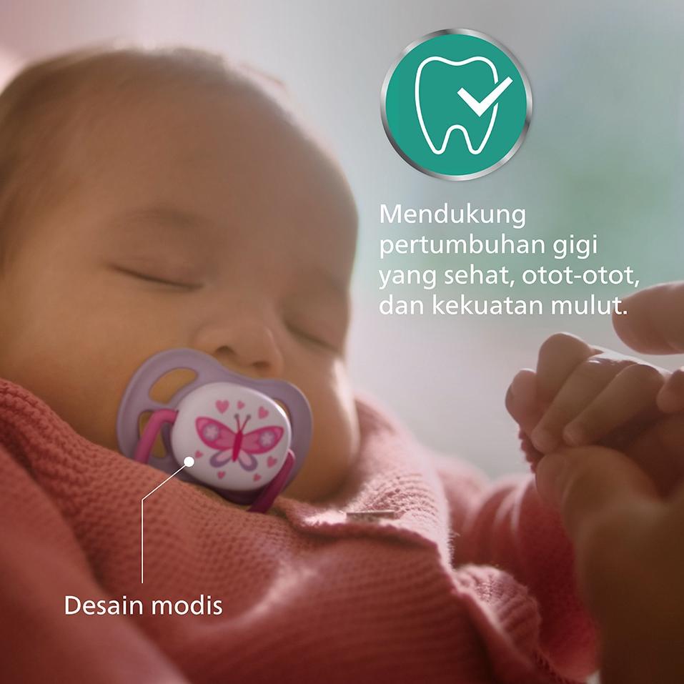 Philips Avent Ultra Air Night/Ultra Air Happy Time Orthodontic Soothers Pacifier Empeng / Empeng Anak Pacifire