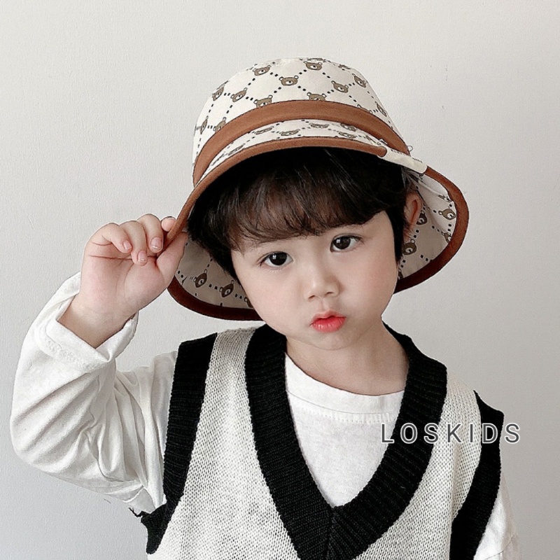 Topi Bucket Anak Laki Laki Anak Perempuan Import Model Bear xx 2023 [ BAYAR DITEMPAT ]