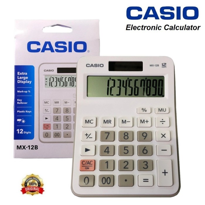 

PROMO Kalkulator / Calculator CASIO MX-12B 12 Digits