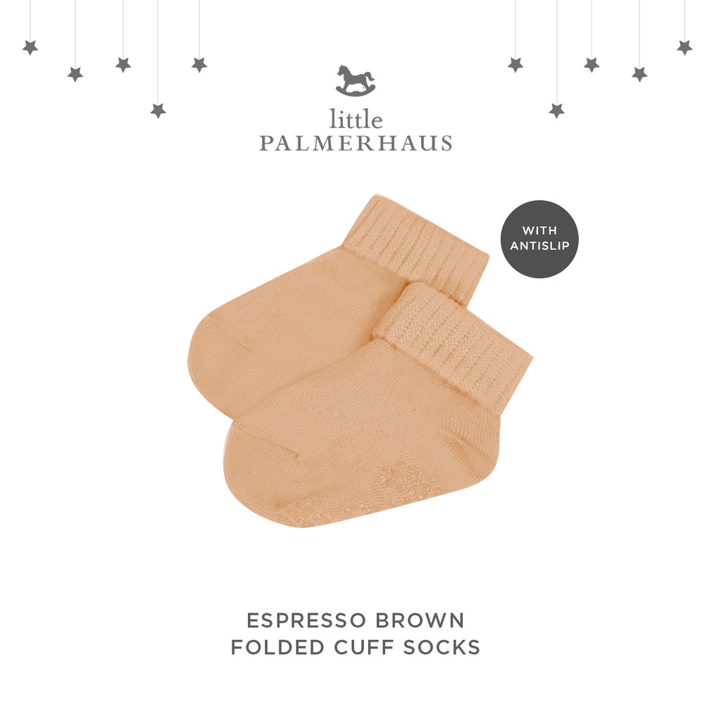 Little Palmerhaus Folded Cuff Socks Kaos Kaki Bayi Anti Slip