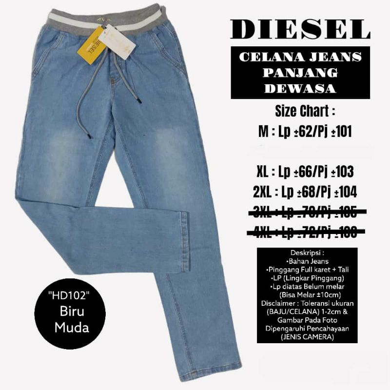 Celana panjang jeans cowok By. DIESEL