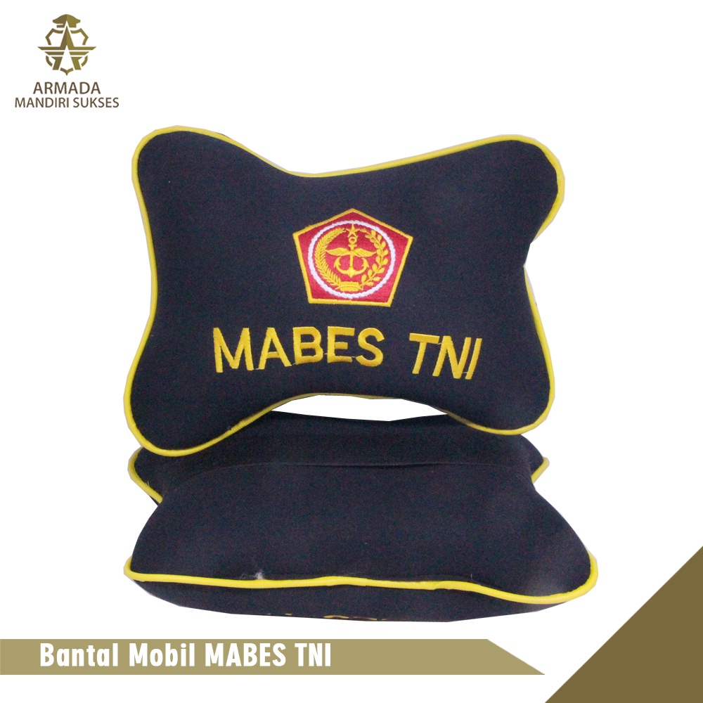 Bantal Mobil Mabes TNI - Bantal Leher Mabes TNI