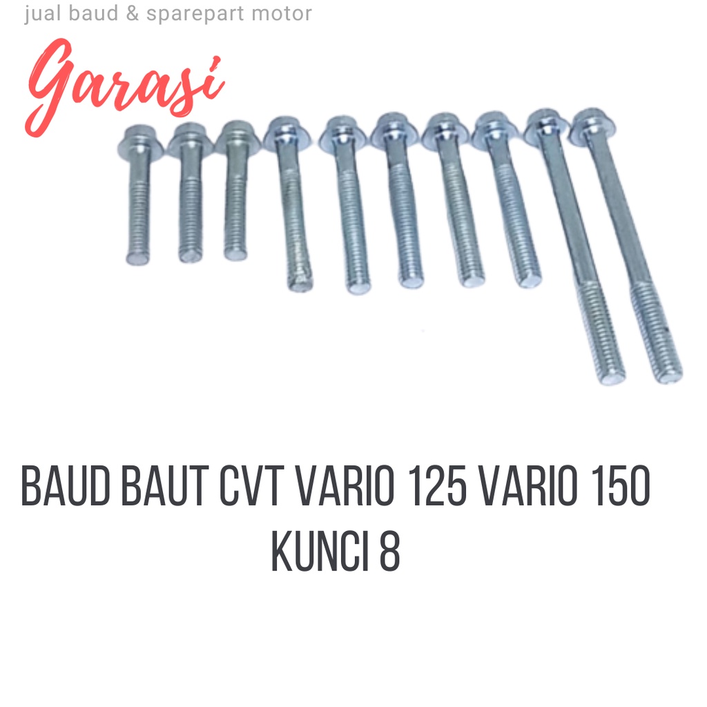 BAUD BAUT CVT VARIO 125 VARIO 150 KUNCI 8