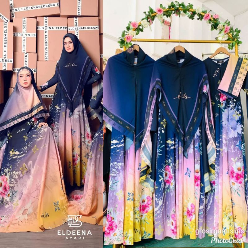 READY SYAR'I SULTAN KOLEKSI TERBARU ELDEENA BY KANAYA/GAMIS PESTA MEWAH/SYAR'I MEWAH