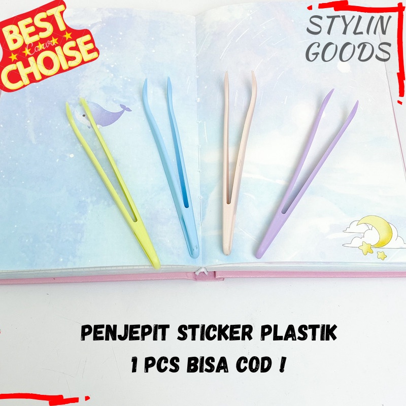 

BISA COD PENJEPIT STICKER PLASTIK 1 PCS BISA GROSIRAN TERMURAH PENJEPIT DENGAN WARNA PASTEL