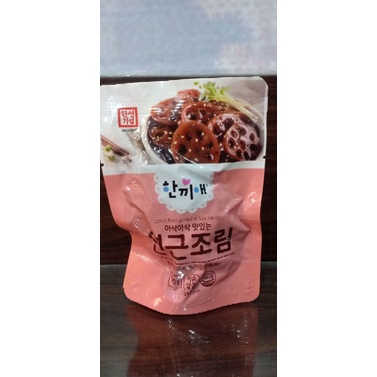 

HANSUNG Onmeal Lotus Root Boiled in Soy sauce 150gr