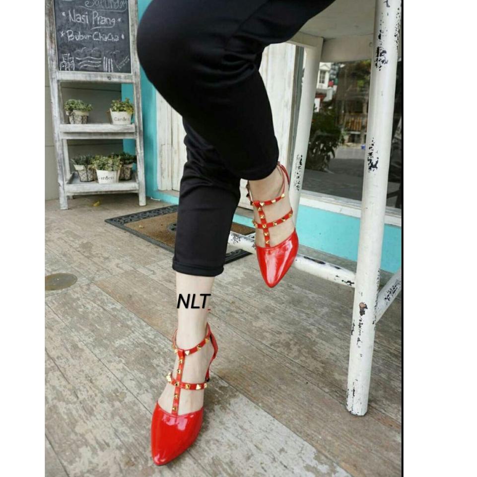 3 warna High Heels Wanitacantik Sepatu Hak 5cm Klip Klip V01 [MAR.11De22υ]