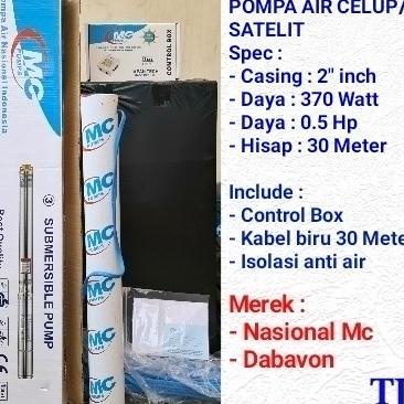 Pompa Air Celup Satelit 2" Inch 370 Watt- Nasional/Dabavon