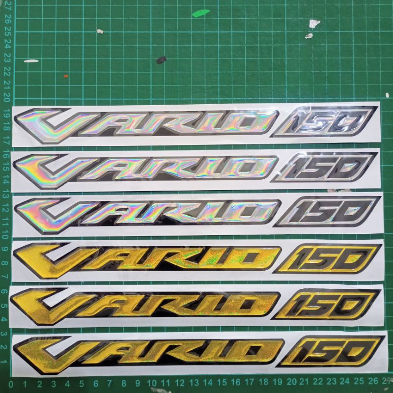 Stiker / Emblem Vario 150 | Sticker Timbul resin vario 150