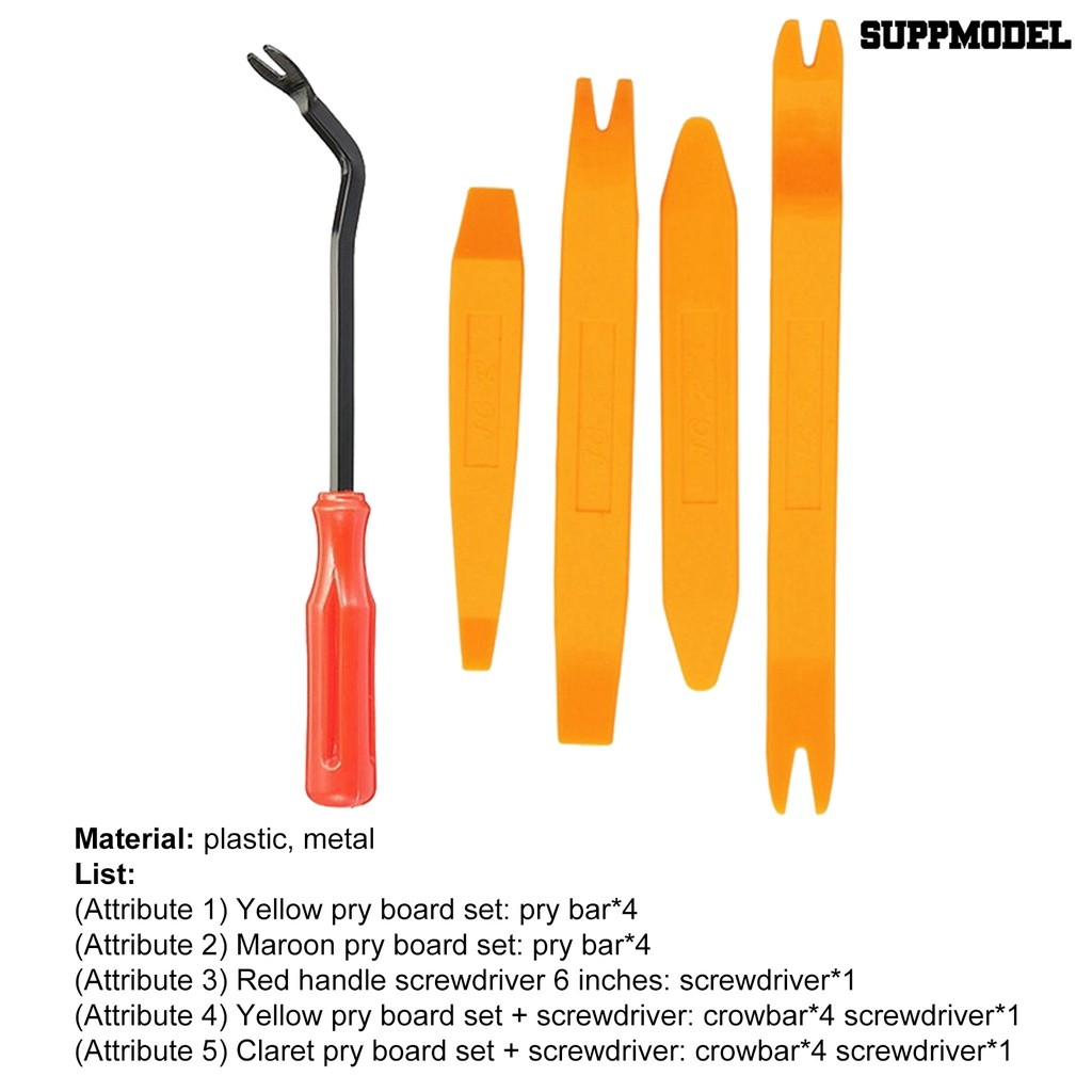 [Dekorasi] 1set Alat Pelepas Lis Otomatis Serbaguna Non-slip Ergonomis Perbaikan Mobil Bongkar Pasang Tool Kits Dashboard Instalasi Untuk Modifikasi