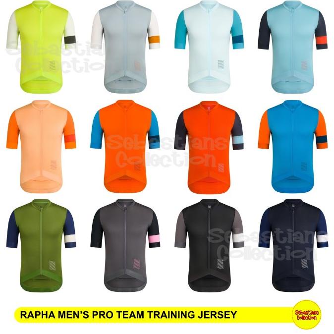 Diskon [COD] Rapha Men's Pro Team Training Jersey - Rapha Jersey Original
