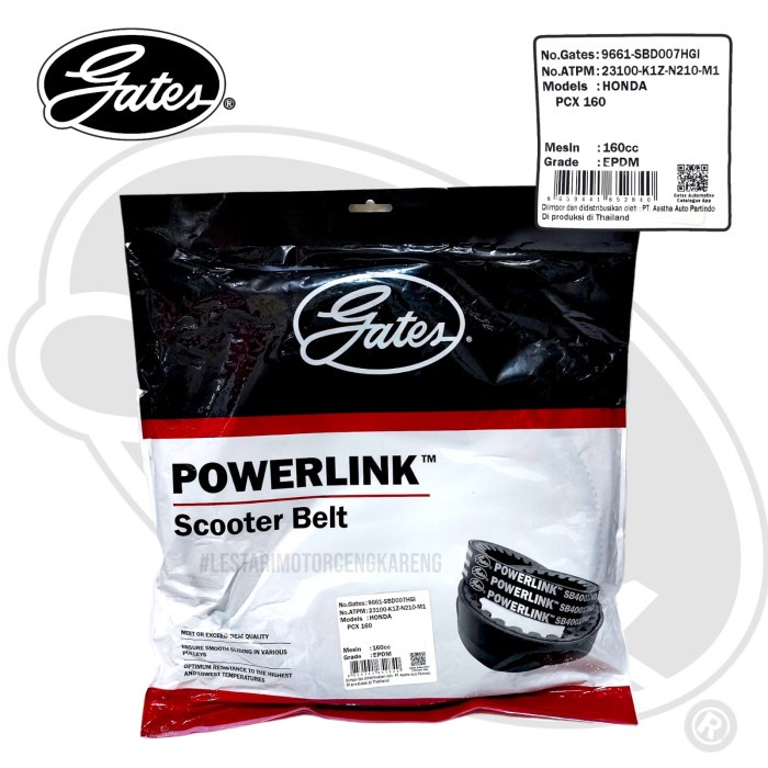 V-Belt Vanbelt Belt Scoopy Fi Led 2017 2020 K16 K93 Ori Gates Thailand #Original