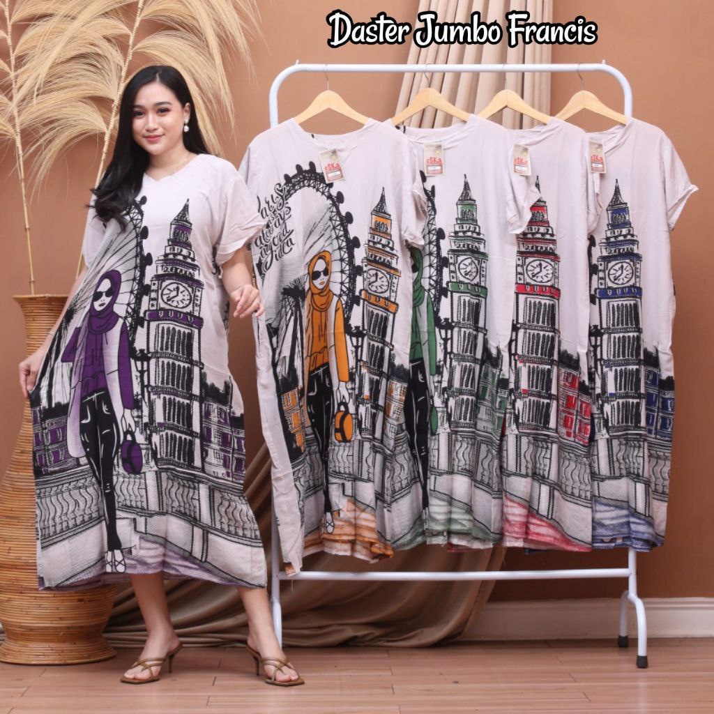 Daster Jumbo Busui Rayon Sofia Dress Karakter ( BISA PILIH MOTIF TERBARU ) LD 120 PB 115 - Homedress Jumbo Kekinian SABLON BATIK PEKALONGAN - dres terviral model terbaru 2023 harga murah grosir daster pusat adem populer baju tidur wanita dewasa remaja