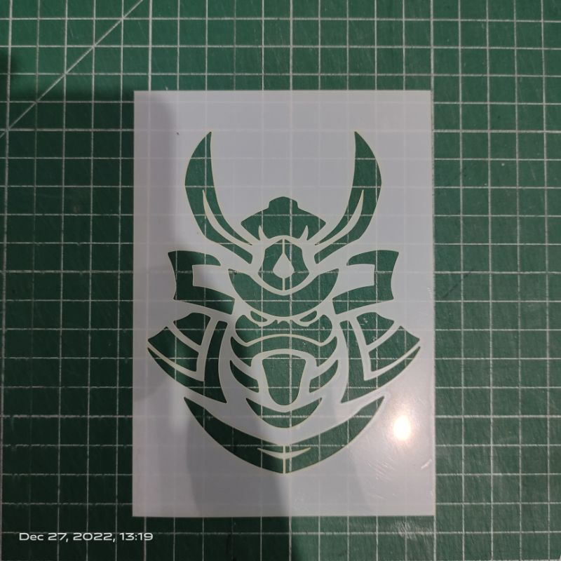 

Ready Stok Stencil atau Jiplakan Tema Samurai Ukuran A6