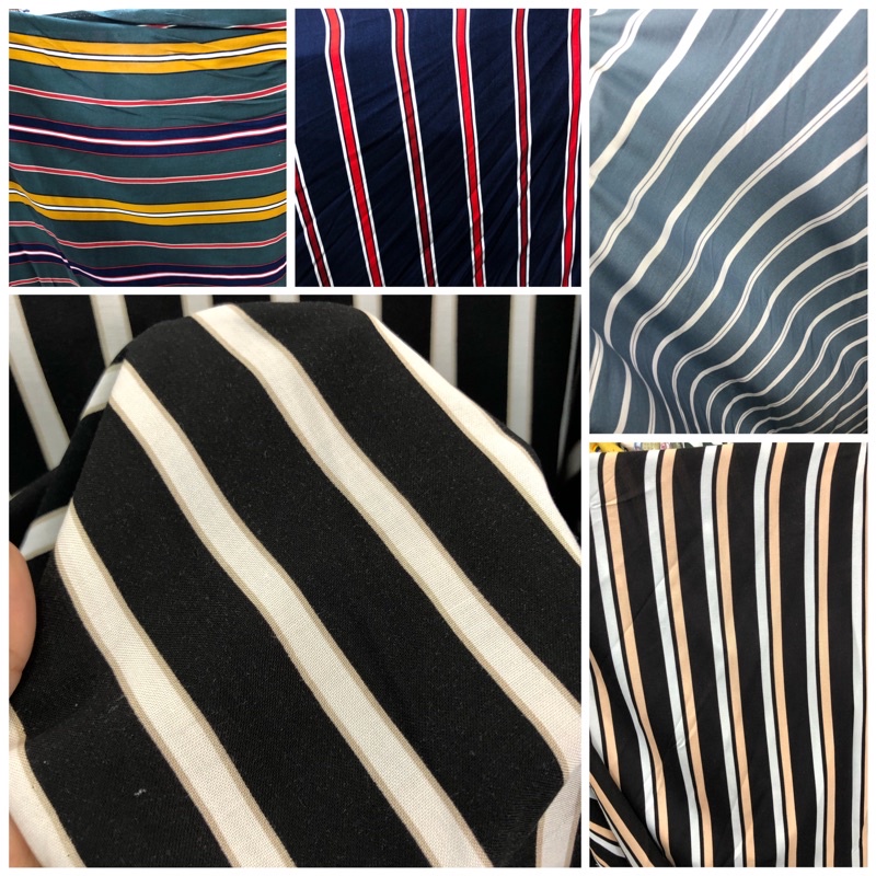 KAIN KATUN RAYON MOTIF SALUR PREMIUM