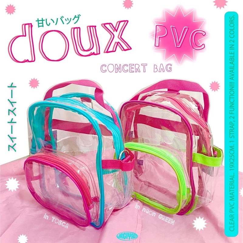 DOUX pvc concert bag
