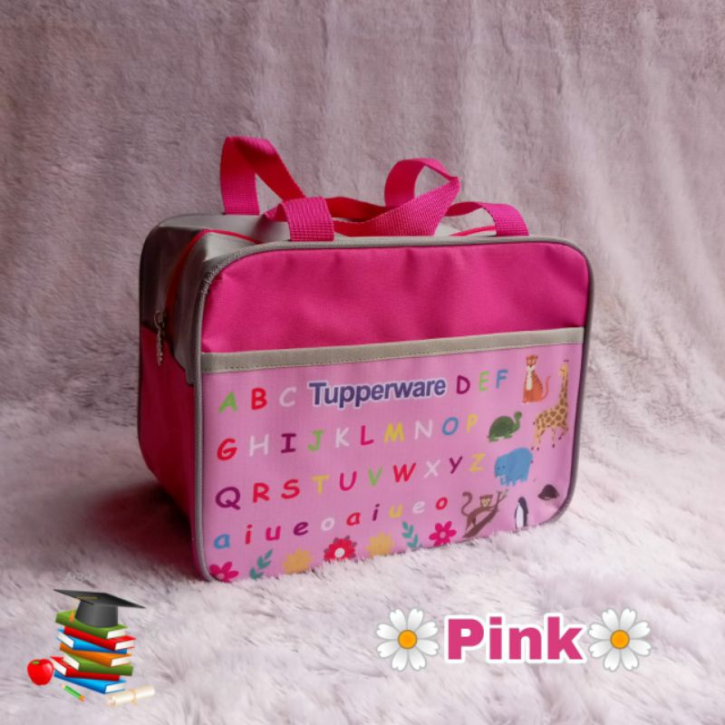 Alphabet Lunch Bag ( Zipper bunga es )