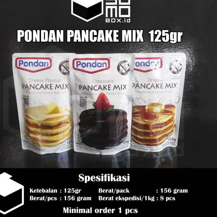 

PALING AMPUH✌️>>> Pondan Pancake Original Coklat Keju 125gr / Kue Pancake Instan