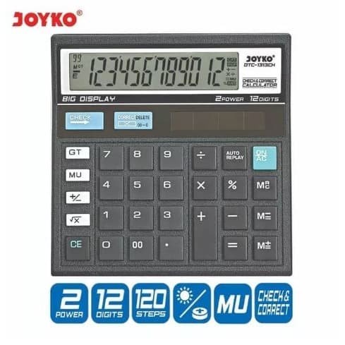 

GRATIS ONGKIR CALCULATOR JOYKO DTC 1313CH / KALKULATOR 12 DIGITS