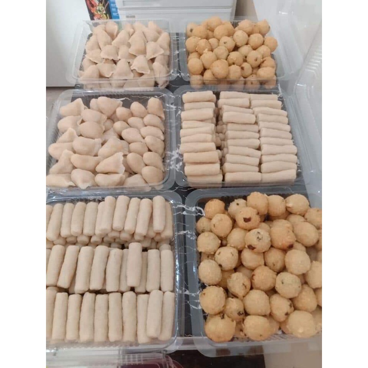 

Pempek Palembang Asli Paket Murah Isi 20 pcs/pack (pempek kecil campur) + Cuko Kental 100% Ikan Gabus