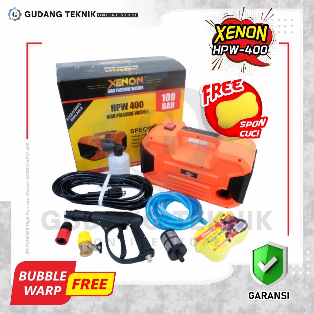 Xenon HPW 400 405 / Jet Cleaner Xenon HPW-400 HPW-405 Mesin Cuci Mobil Motor Xenon HPW400 HPW405 - High Pressure Washer