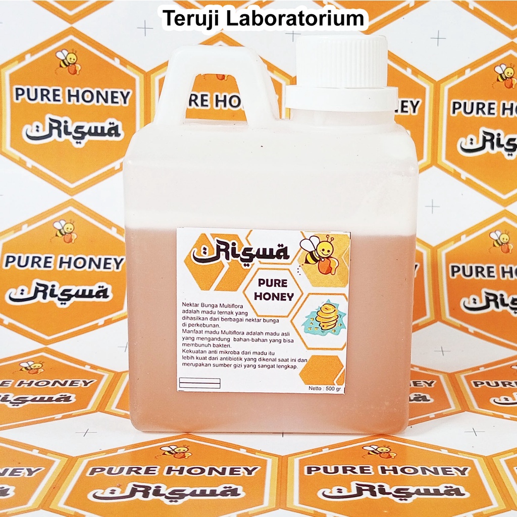 Madu Murni Asli 100 % 1 KG Multiflora Super Melifera RISWA HONEY Liar Sudah Uji Laborat