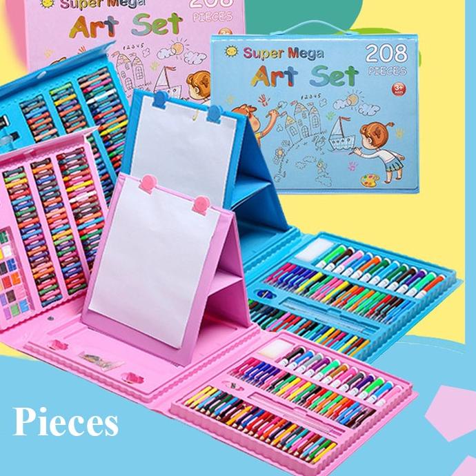 

Recomend! 【】OKK Set JUMBO Crayon Set 208PCS Krayon Mewarnai Anak 208pcs / Pensil Warna Set 208pcs Crayon 208 PCS Set Pensil Warna Pastel Pensil Minyak warna untuk Melukis dan mewarnai