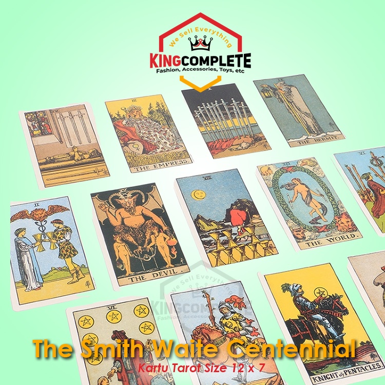 RK Kartu Tarot The Smith Waite Centennial Tarot + Indonesia