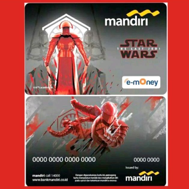 Mandiri eMoney eTOLL - edisi STAR WARS - PRAETORIAN GUARD ORI /Like eTOLL Tapcash Flazz or Brizzi